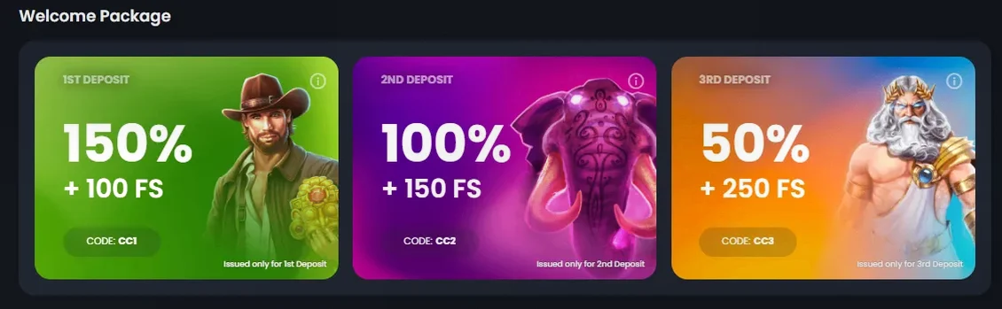 Crownz Casino — up to $8,000 + 500 FS over 3 deposits